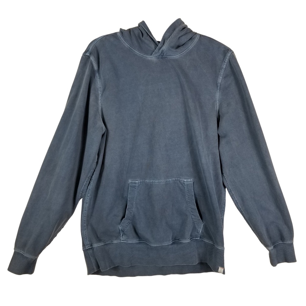 The Normal Brand Mens Blue Cotton French Terry Pullover Hoodie Size M
